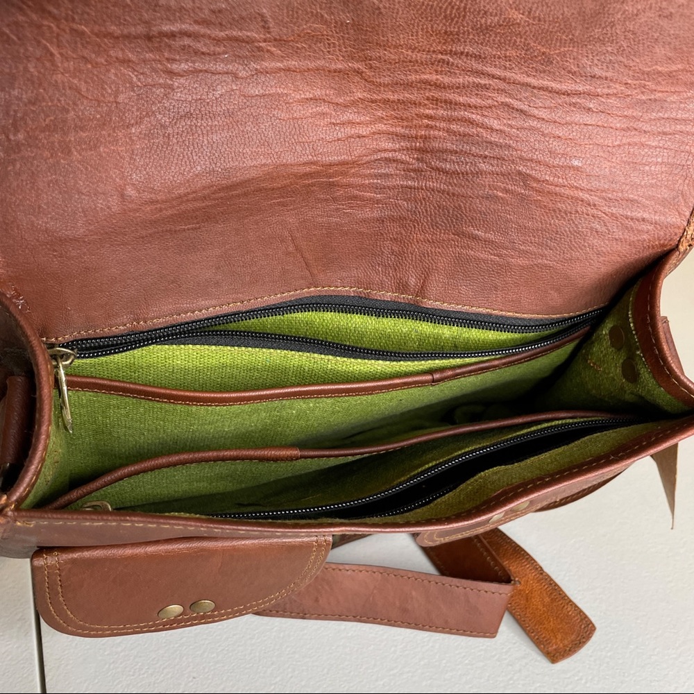 New Montana Hudson Caroline Saddlebag Leather Purse - Picture 9 of 16